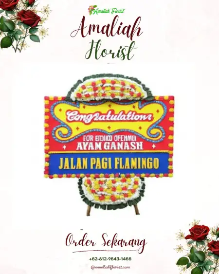 Sewa Papan Bunga Gedung Agung